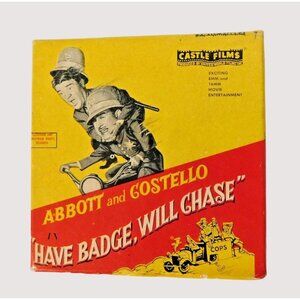 Abbott and Costello Have Badge Will Chase 8MM Film Reel Black White #850